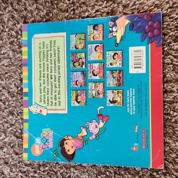 3/$10 Dora the explorer nick jr books Dora's Pirate Adventure - Picture 2 of 2